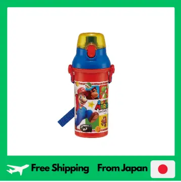 Skater Direct Drinking Plastic Watter Bottle Super Mario 23 - Plaza Japan