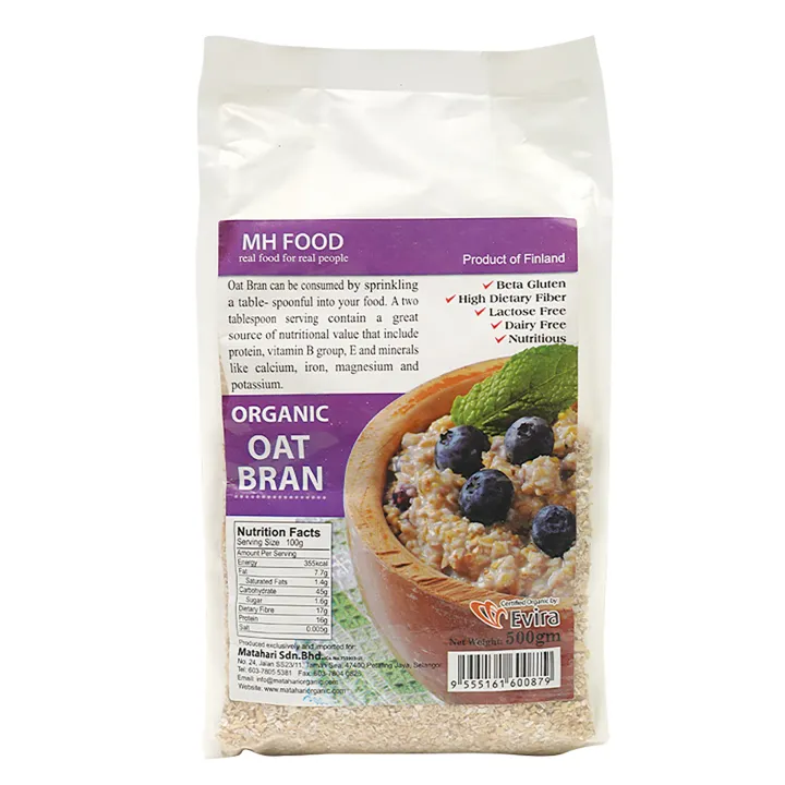 Natural Efe Organic Oat Bran Flakes รำข้าวโอ๊ต ออแกร์นิค 500g