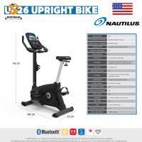 จักรยานนั่งปั่น Nautilus U626 UPRIGHT BIKE