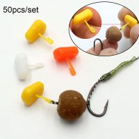 50PCS Pop Up Hair Rig Stop Fishing Tackles Carp Fishing Accessories Boilies Bait Stopper With Micro Fishing Hook Corn Bait Accessories