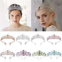 Women New Prom With Combs Princess Rhinestone Crown Crystal Headband