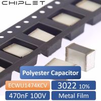 2pcs ECWU1474KCV Chip Metal Film Polyester Capacitor 3022 470nF 100V 0.47uF 10 PPS 7755 CBB Capacitance 7.7x5.5