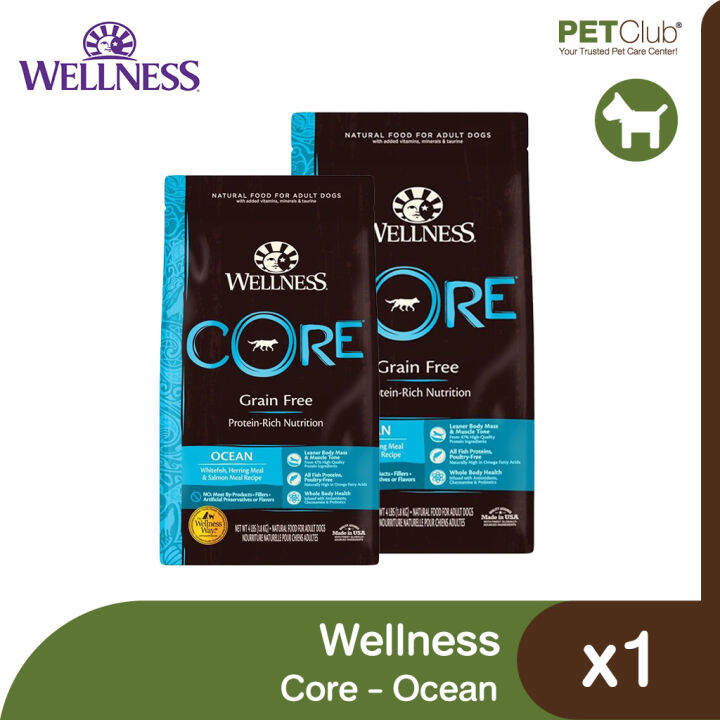 petclub-wellness-core-adult-dog-ocean-อาหารสุนัขโต-สูตรทะเล-3-ขนาด-1-8-5-4-10kg