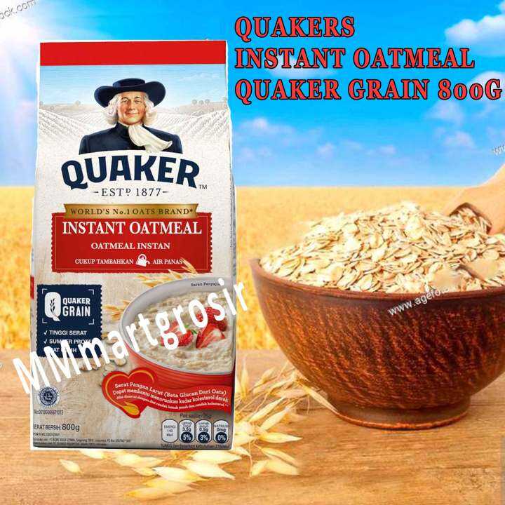 QUAKERS OATS INSTANT/ OATMEAL 800g/ QUAKER GRAIN Lazada Indonesia