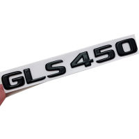 3D ABS เคลือบเงาสีดำรถด้านหลัง T Runk ตราตัวอักษรสติ๊กเกอร์โลโก้ GLS 450 4MATIC สัญลักษณ์สำหรับ GLS450อุปกรณ์ X167