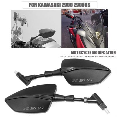 สำหรับ KAWASAKI Z900 Z900RS Z 900 900RS Kaca Spion Motor สกู๊ตเตอร์ไฟฟ้ากระจกด้านหลังกระจกมองหลัง8Mm 10Mm