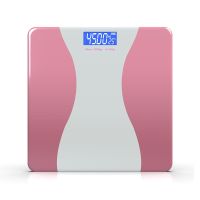 Bathroom Scale Personal Weight Digital Glass Human Scale Pink