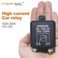 High Current Relay Starting Relay 200A 100A 12V 24V Power Automotive Heavy Current Start relay Car relay Electrical Circuitry Parts