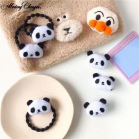 ☽ Party Cartoon Hairgrip Hair Ropes Fashion Cute Girl Elastic Rubber Band Celebration Panda Kid Child Hair Ties Hair Accessories