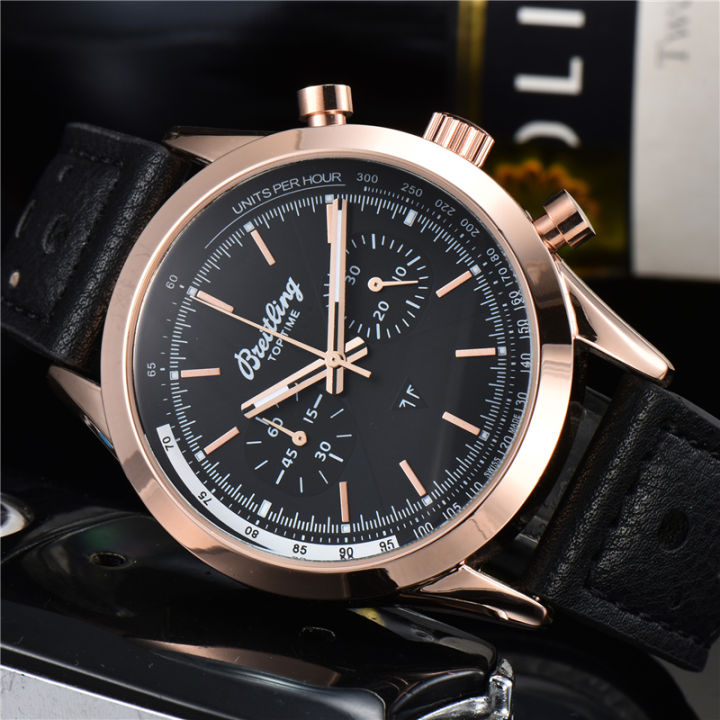 rose-gold-black-breitlings-men-s-quartz-watch-high-quality-leather-men-s-wrist-watch-retro-men-s-watch-gentleman-style