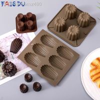 เบเกอรี่ Diy FAIS DU 4-6 Cavidade Caneles แม่พิมพ์ซิลิโคนทำคัพเค้กมัฟฟิน Bandeja Cozimento Sobremesa Pastelaria Bolo Ferramentas Decorão Biscoitos Rosquinhas