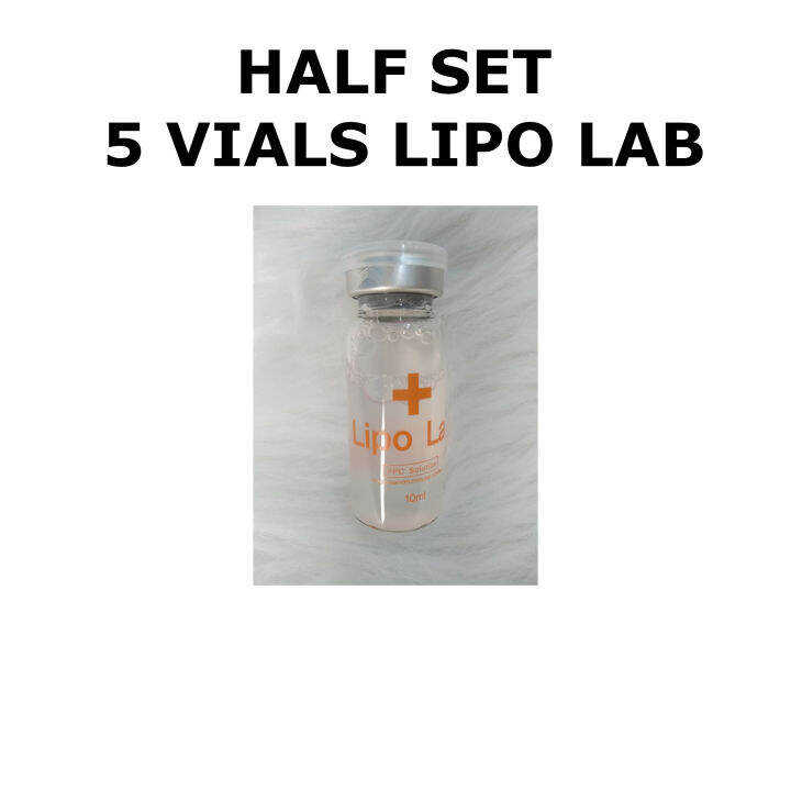 LIPO LAB for Mesolipo therapy (Half set 5vials with free 1cc syringe 5