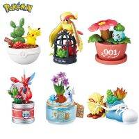 [AhQ ornaments] Pokemon Pocket Botanical Figures Scizor Pidgeot Dratini อะนิเมะรูป Kawaii ของเล่นรุ่น Hand Made อะนิเมะตุ๊กตาของเล่นของขวัญ