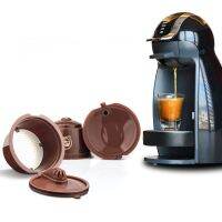 【YF】 1/2/3/4/6/9/10pcs Recarregáveis Reutilizáveis Cápsulas De Café Filtros Para Necafe Dolce Gusto Crema com Tamper