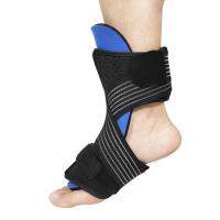 Plantar Fasciitis ช่วยในตอนกลางคืนเครื่องดามกลางคืนปรับได้หลังเท้าอุปกรณ์พยุงเข็มขัดที่นั่งหมาสำหรับห่วงเกี่ยวนิรภัยในรถยนต์