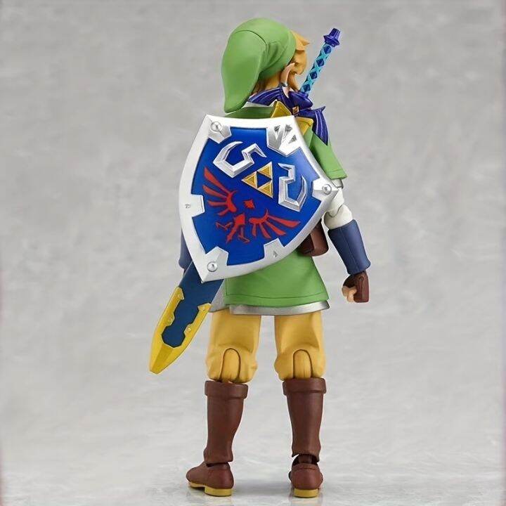 zzooi-the-legend-of-zelda-skyward-sword-14cm-link-action-figure-figma-153-changeable-accessories-pvc-model-anime-games-childrens-gift