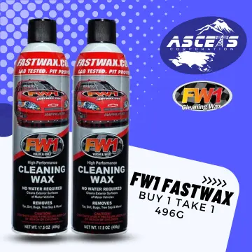 FW1 High Performance Cleaning Wash & Wax 496g Spray Car Polish Carnauba  FASTWAX 804879159636 