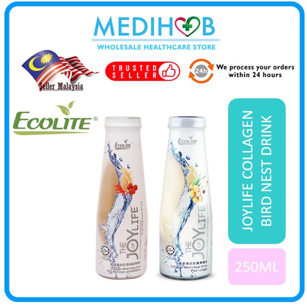 ECOLITE Bird Nest Drink Sarang Burung Original dan Perisa Lain 胶原蛋白燕窝饮