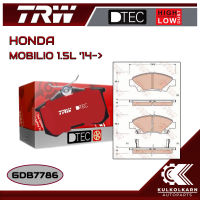 ผ้าเบรคหน้า TRW สำหรับ HONDA MOBILIO 1.5L 14-&amp;gt; (GDB7786)