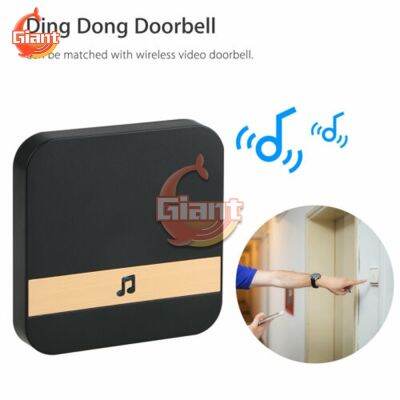 ™☋ﺴ US EU AU Plug Doorbell Receiver Wireless Ding Dong Doorbell Smart Dingdong Machine Door Ring Use with Wireless Video Doorbell