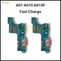 บอร์ดชาร์จ A015สำหรับ Samsung A01ที่ชาร์จไมโคร Usb ขั้วต่อชาร์จพอร์ตสายเคเบิลงอได้การติดตามไมโครโฟน A015f