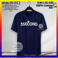 573Second Three Second Distro เสื้อยืดลำลองสำหรับผู้ชายและผู้หญิง วัสดุผ้าฝ้าย ขนาด S M L XL XXL เสื้อยืด / 033545