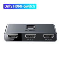 HDMI-สวิตซ์ HDMI-Switch Baseus 4K อะแดปเตอร์ที่เข้ากันได้สวิตซ์ HDMI สวิตช์ HD สำหรับกล่อง Mi Xiaomi สวิตช์ HD 1X2/2X1สำหรับ PS4/3กล่องทีวีสวิตช์4K สวิตช์ HD