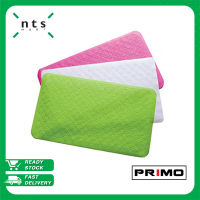 PRIMO Bath Mat แผ่นยางกันลื่น แผ่นกันลื่นในห้องน้ำ พรมกันลื่ืน 40x70 Cm วางบนพื้น สีขาว รุ่น PRI1-7041-04WH