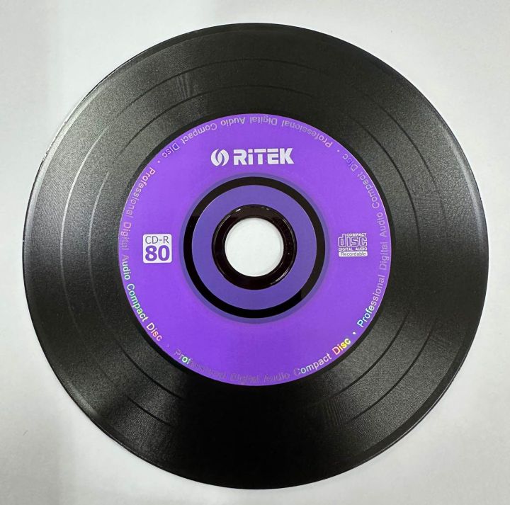cd-r-audio-ritek-ลายแผ่นแสียงคละสี-แพ็ค-50-แผ่น