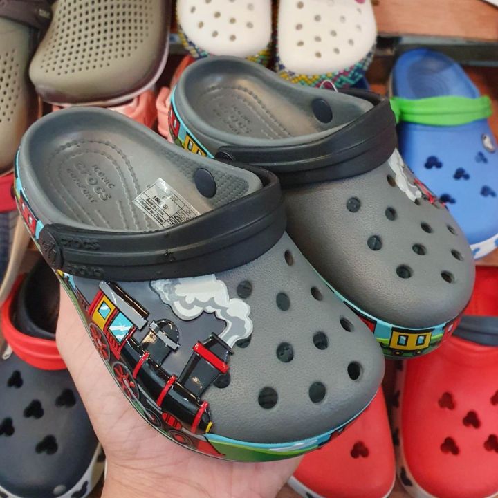 รองเท้าเด็ก-crocs-kids-literide-clog-รองเท้าลำลองเด็ก-รองเท้าเด็กผู้ชาย-สินค้าพร้อมจัดส่งจากไทย