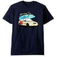 ราคาต่ำสุด!! เสื้อยืดแขนสั้นลําลอง ผ้าฝ้าย พิมพ์ลาย Better Call Saul Old Car สีน้ําเงินเข้ม สําหรับผู้ชาย PTY65RE66  WC3Z