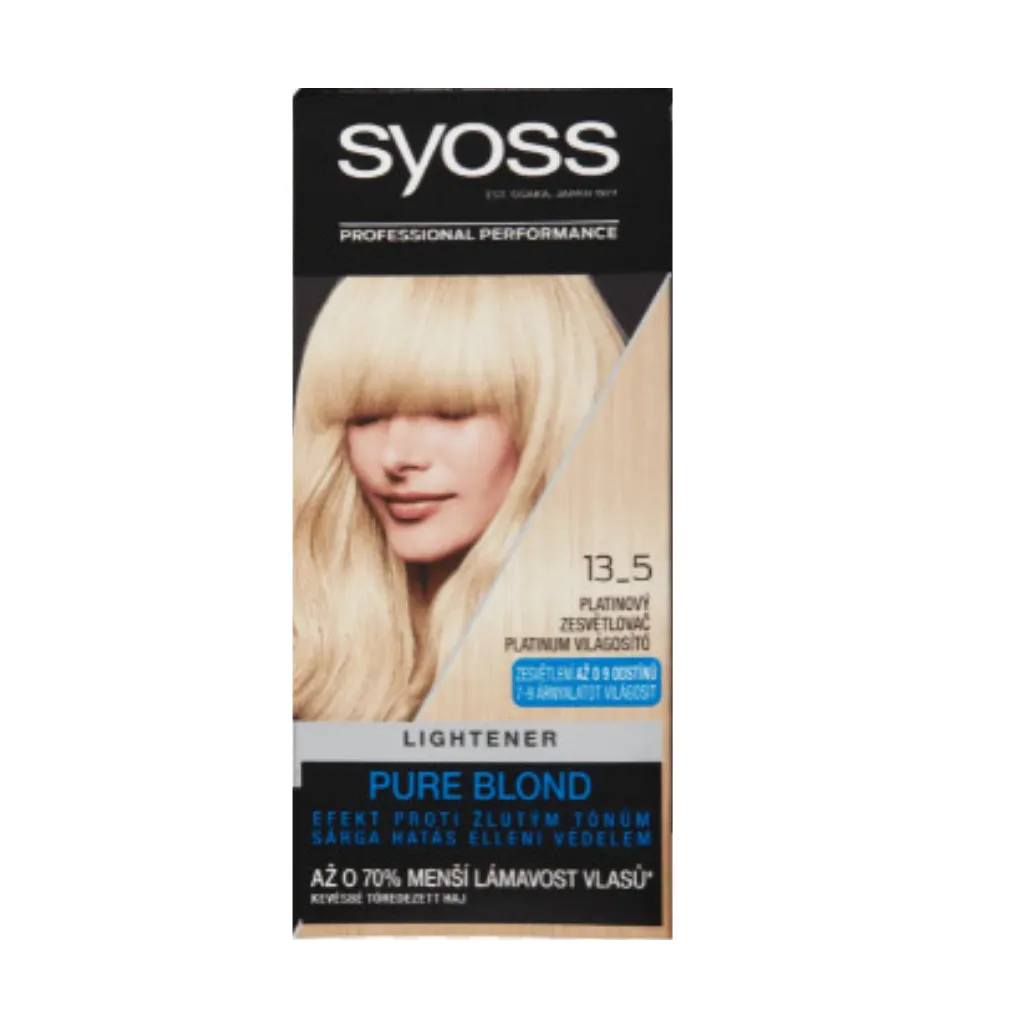 Thuốc nhuộm tóc SYOSS là giải pháp hoàn hảo để tạo nên mái tóc bóng mượt, màu sắc đẹp lung linh. Với công thức cao cấp không chứa amoni và silicone, SYOSS mang lại cho bạn mái tóc chắc khỏe và không hại cho tóc.