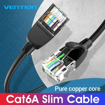 1pc 30cm Cat6 Network Cable Patch Cord RJ45 Slim High-speed Computer  Networking Cord