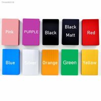 ❁ Wholesale 100Pcs Aluminum Business Cards Blanks Card For Customer Laser Engraving Dog ID Tag For Pet DIY Gift Cards 10 Colors