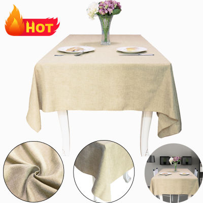 Multi Size Rectangle Table Cloth Cotton Linen Waterproof Tablecloth On The Table For Home Party Banquet Ho Wedding Decoration