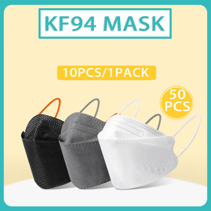 100pcs KF94 4PLY Korean adult masks face mask KF94 Original Korea kf94