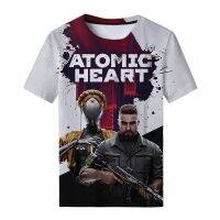 ใหม่ Atomic หัวใจเสื้อยืดเกมยิงปืน 3D พิมพ์ถนนผู้ชายผู้หญิงสบาย ๆ แฟชั่นพลัสขนาดเสื้อเด็กเสื้อยืดเสื้อผ้าด้านบน XS-5XL