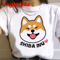 Kawaii Japanese Shiba Inu T Shirt Women Funny Animal Dogs Summer Tops Cartoon Harajuku Graphic Hip Hop Tshirt Women X7Y9