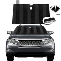 【LZ】 Front Windshield Shade Lightweight Aluminum Foil Accordion Folding Auto Sunshade Blocks UV Rays Sun Visor Car Interior Protector