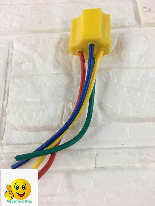 Motorcycle/Car Universal Horn LED Light Relay Socket 12V 5 Holes