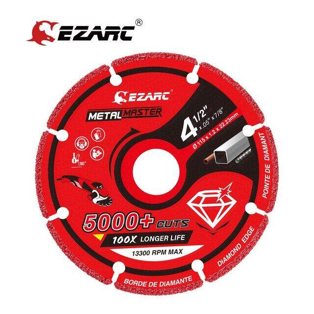 Ezarc Diamond Metal Cutting Wheel For Angle Grinder 115mm X 22.2mm