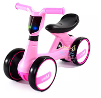 Toyswonderland รถจักรยานทรงตัว 4 ล้อ จักรยานบาล๊านซ์ รถขาไถ สำหรับเด็ก มีเสียงมีไฟ Mini Balance Bike