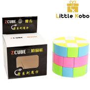 HCMRubik Biến Thể Cylinder Rubik Z-Cube Cloud 3-layer Cylinder Stickerless