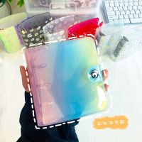 3-hole Mini Laser Star Photo Album Shell Small Cute Binder Card Storage Book Photocard Holder Binder Photocards Sticker Album