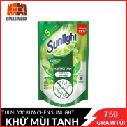 HCMNước rửa chén Sunlight Trà xanh Túi 750g