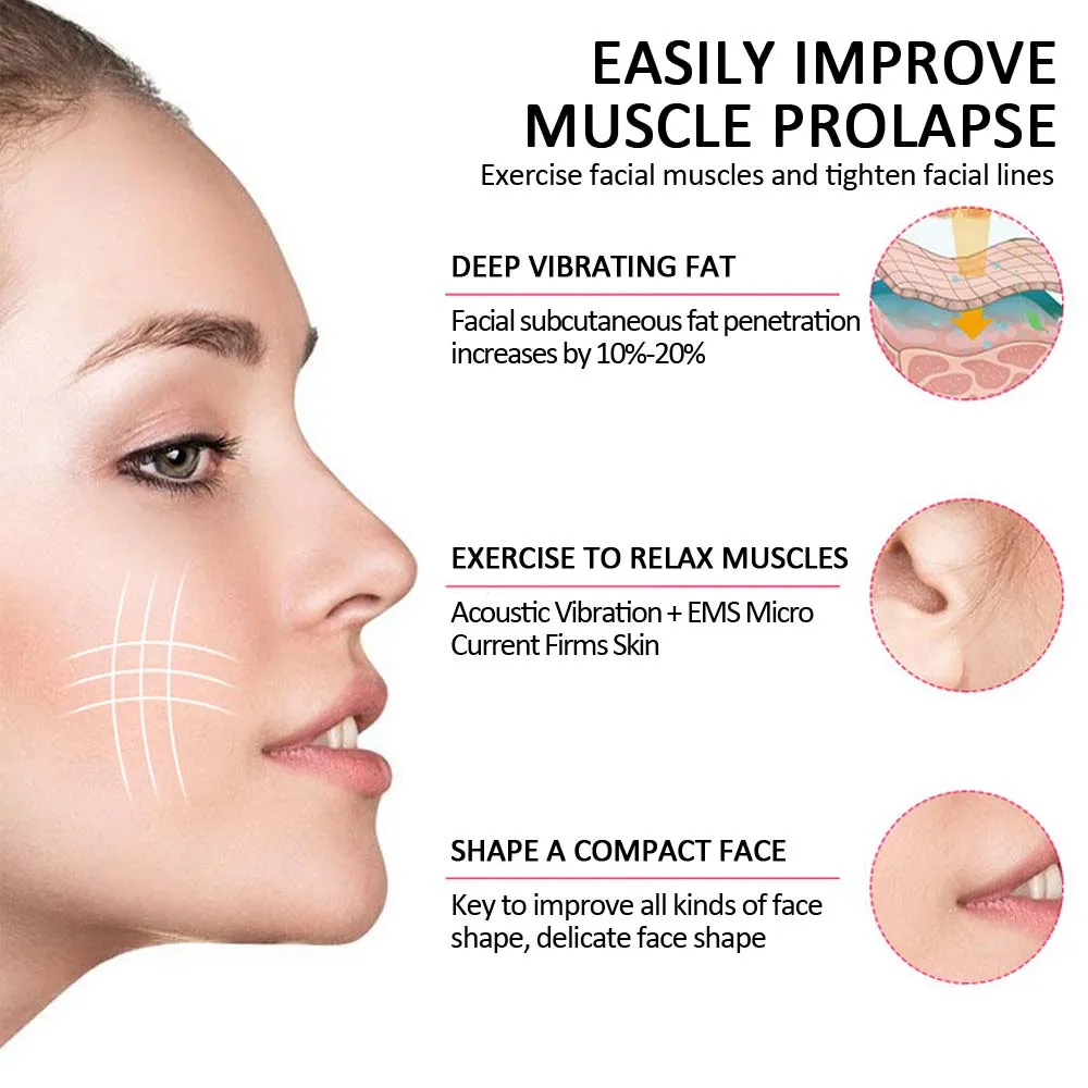 EMS Slimming Exerciser V-Face Lifting Machine Muscle Facial Stimulator  Facetightening Massager Slimmer Skin Lift Tools | Lazada
