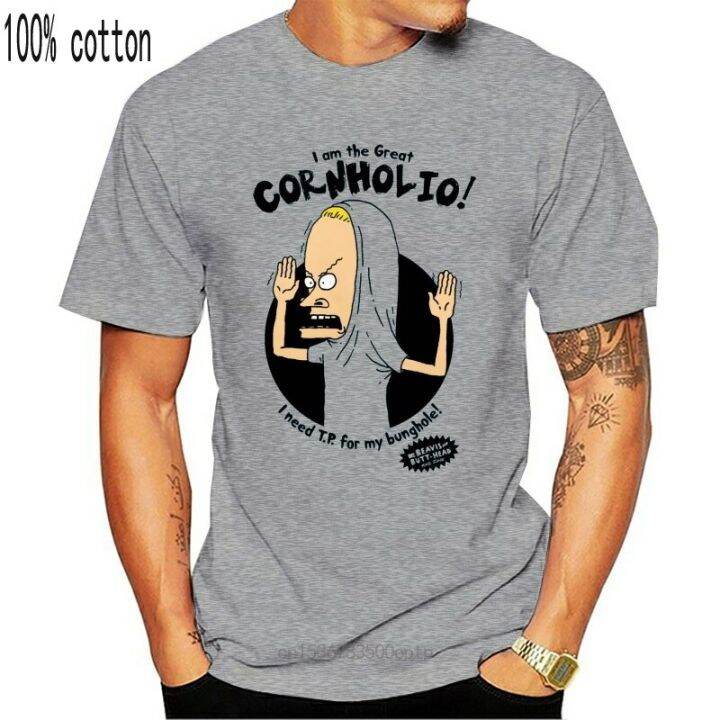 Beavis and Butthead The Great Cornholio TShirt Lazada PH