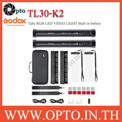 TL30-K2 Godox Tube RGB LED VIDEO LIGHT Built in battery ไฟต่อเนื่องแบบพกพา ถ่ายรูป ถ่ายวีดีโอ(ประกันศูนย์opto)