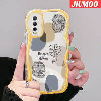 JIUMOO เคสสำหรับ VIVO Y20 Y20i เคสเนื้อครีมนิ่มกันกระแทกเคสโทรศัพท์โปร่งใส Y20 Y11s Y20T Y12A Y20s ม. Y20S เคสที่เรียบง่ายเคสนิ่มกันกระแทกฝาครอบป้องกันเลนส์กล้องถ่ายรูปเจล Y12s