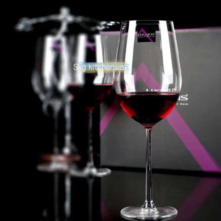515ml LUCARIS Crystal Red Wine Glass [ set of 2 ] Lazada